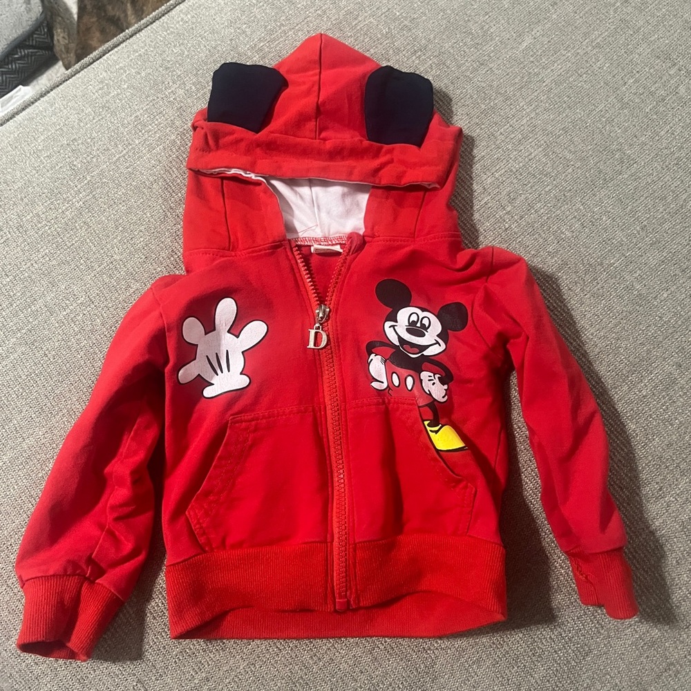 Mickey Mouse zip up hoodie